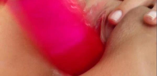  Pink pussy and ass dildo loved